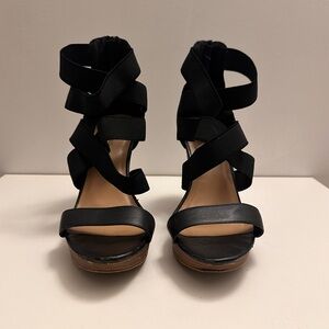 CALL IT SPRRING Bandage Summer Wedges Heels Size 10
